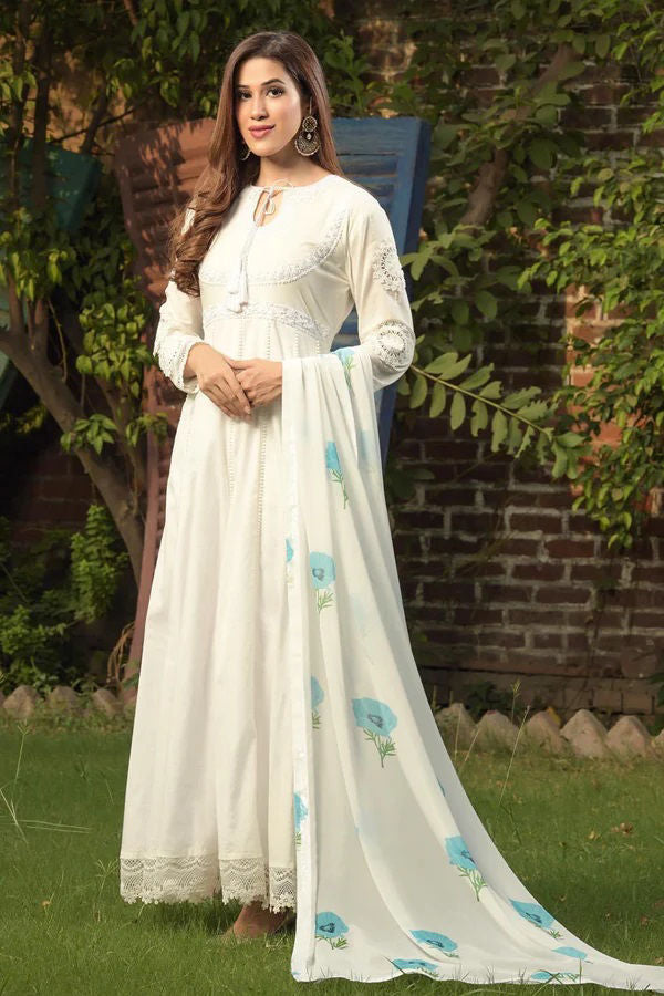 Cotton Lawn Pishwas Fully Lined - 02