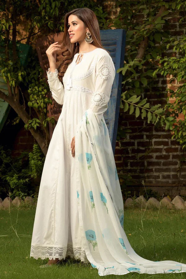 Cotton Lawn Pishwas Fully Lined - 02