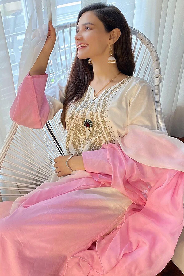 Cotton Shirt and Gota Khari Shalwar/Pants Pink
