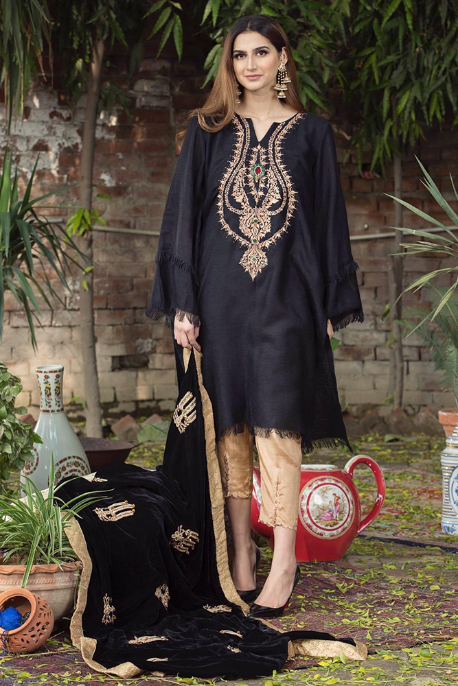 Pashmina Black Shirt