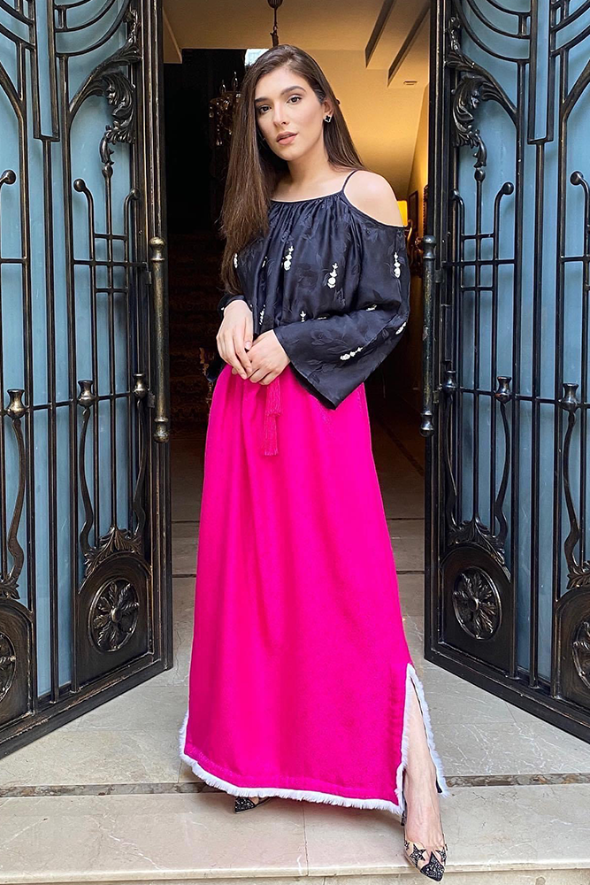 Pure Embossed Silk Gown