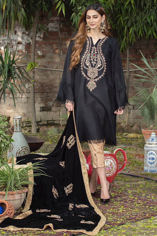 Pashmina Black Shirt