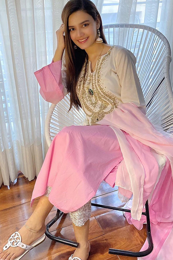 Cotton Shirt and Gota Khari Shalwar/Pants Pink